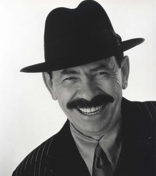 Photo of the ScatMan, AKA Scatman John.